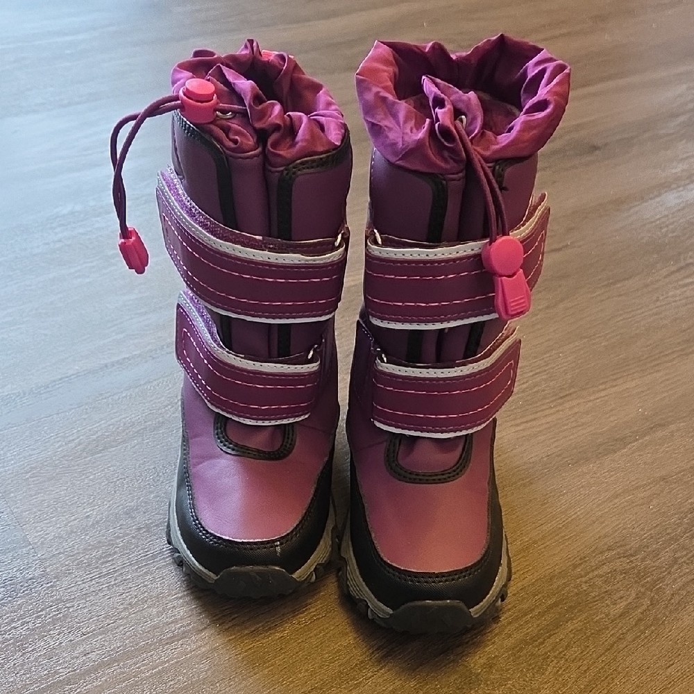 EUC Lands' End Kids Purple Winter Boots 11M